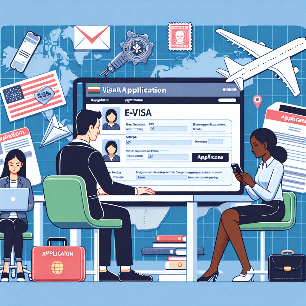 e-visa application process