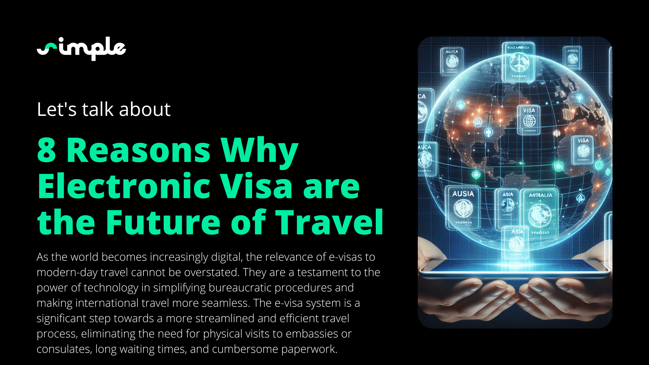 8 Reasons Why Electronic Visa are the Future of Travel