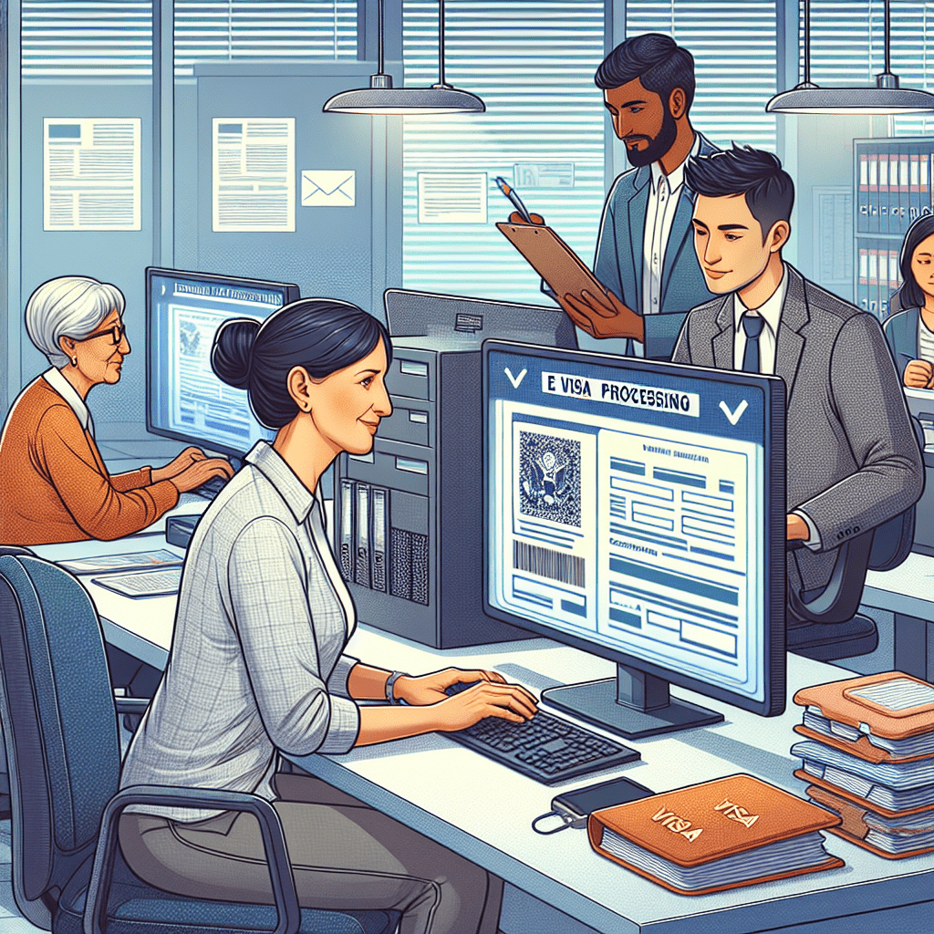 E-visa processing