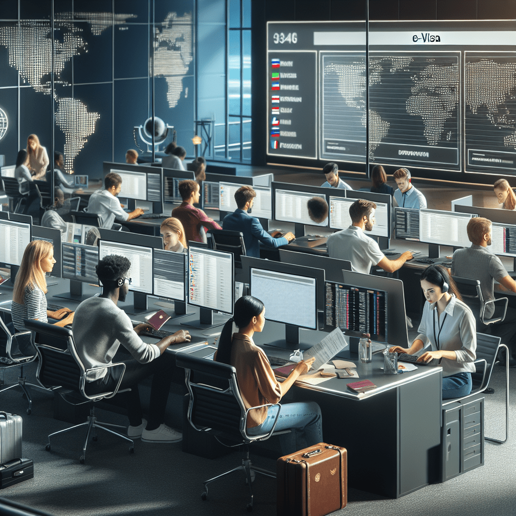 E-visa processing