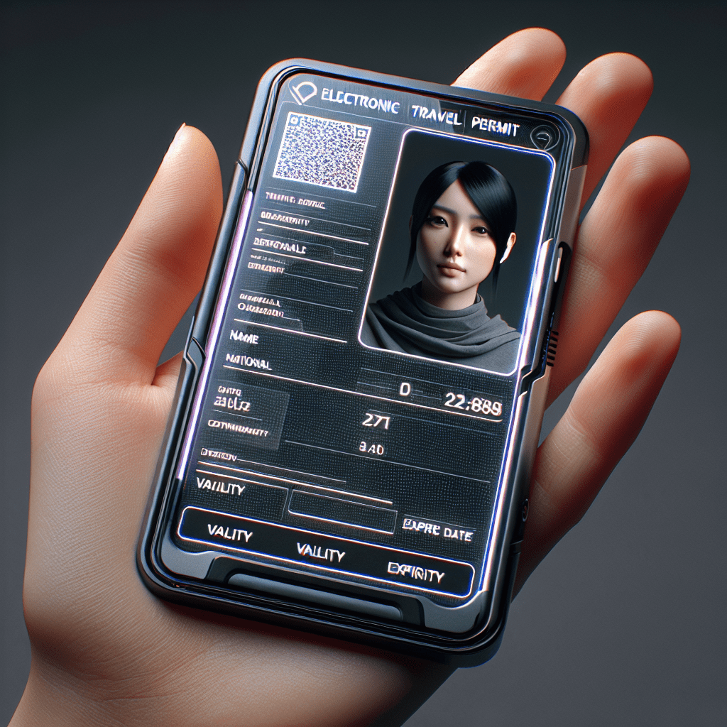 Electronic travel permit