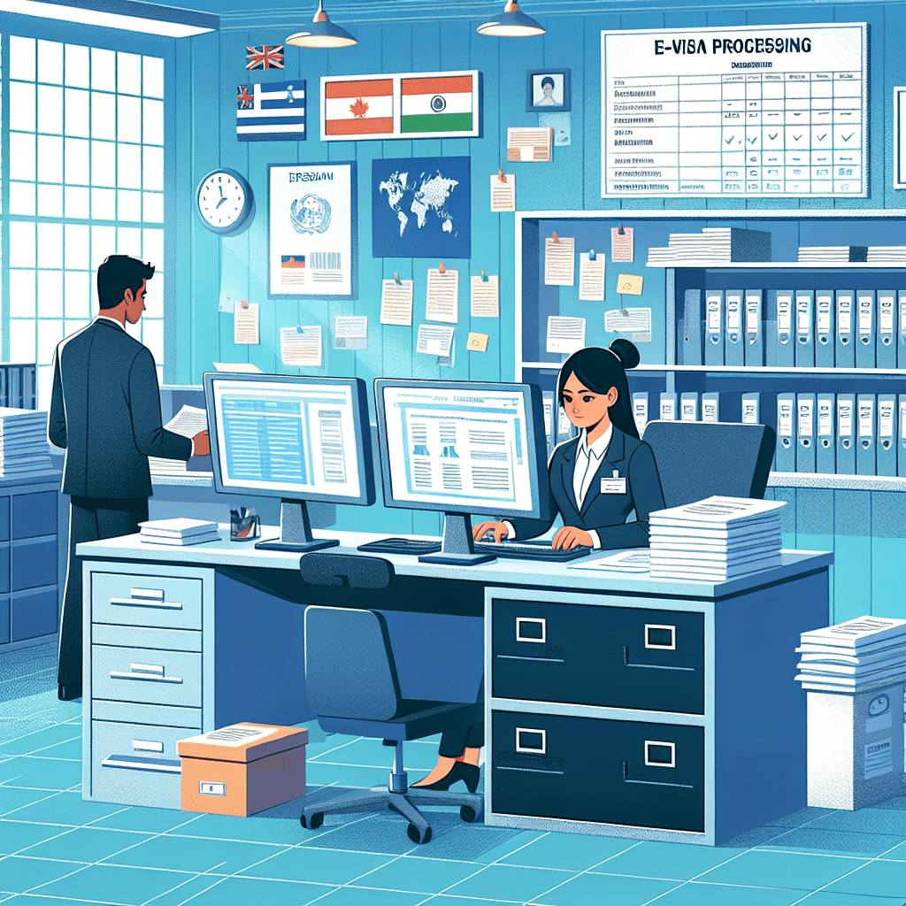 E-visa processing