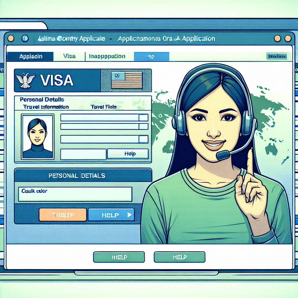 Online visa application