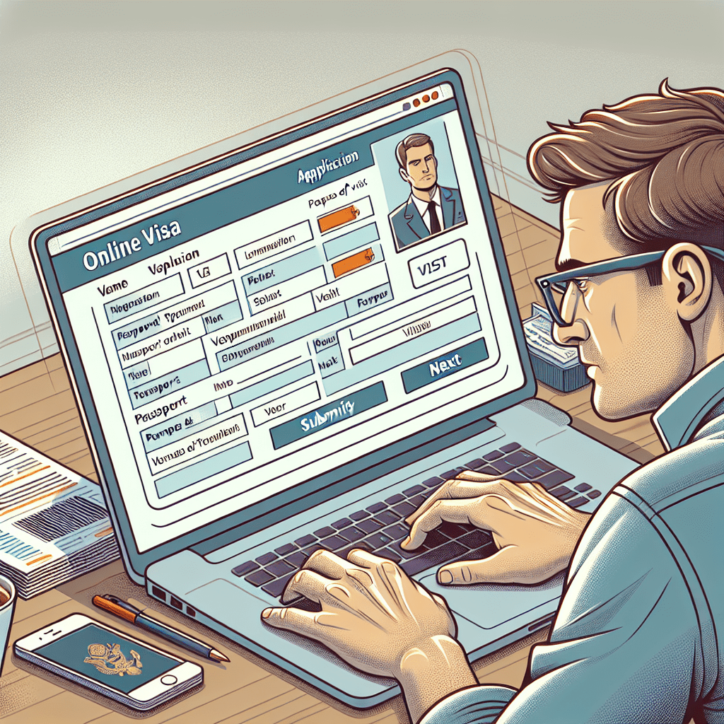 Online visa application