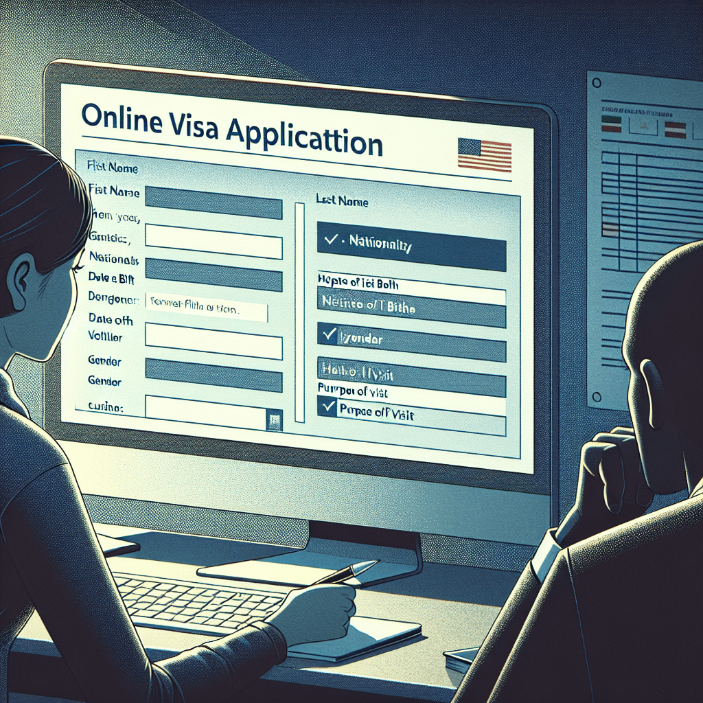 Online visa application