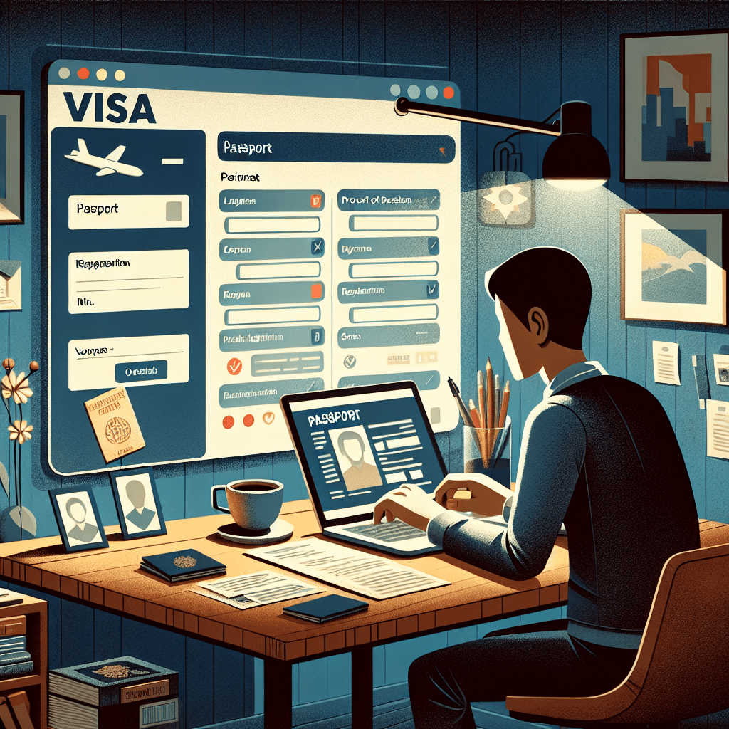Online visa application