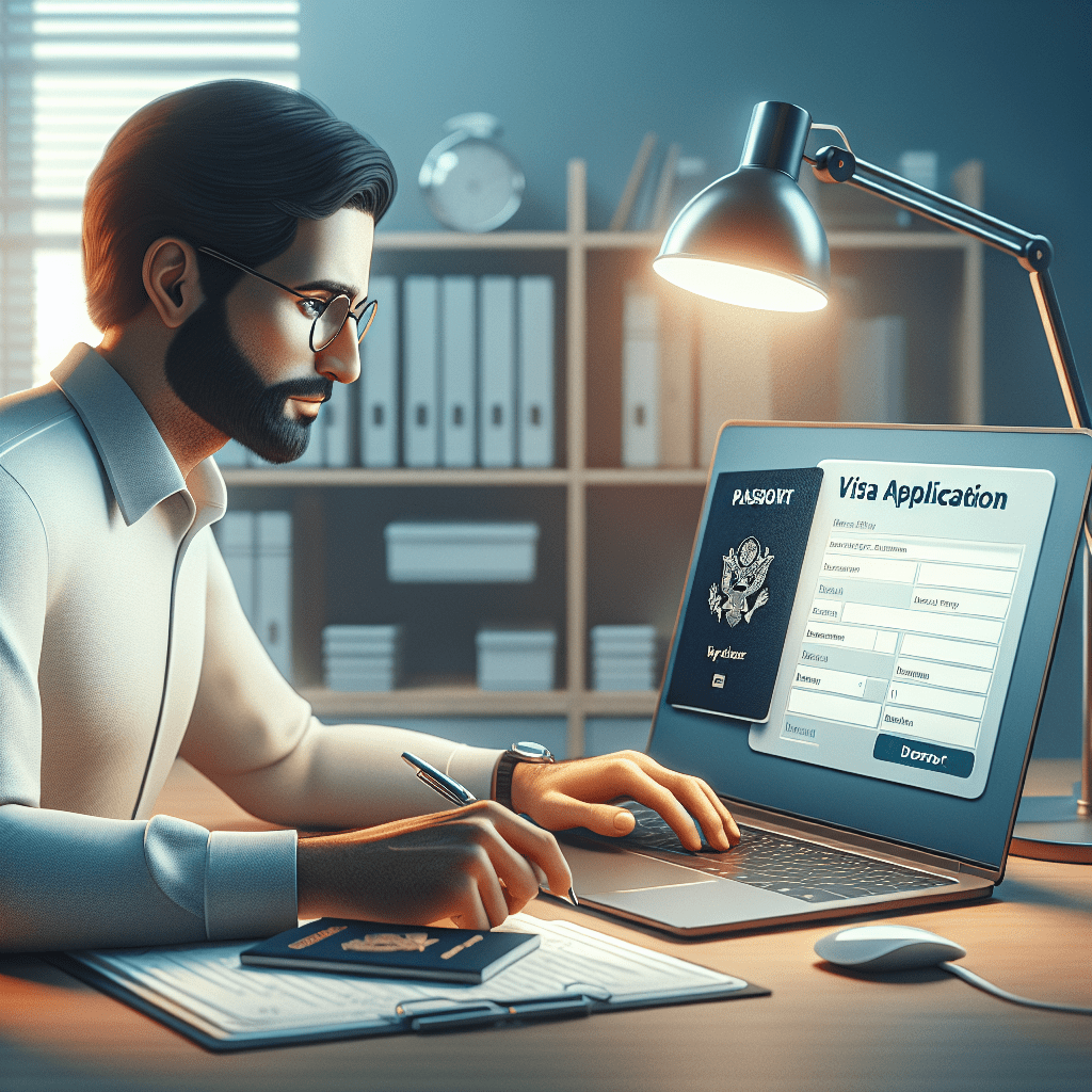 Online visa application