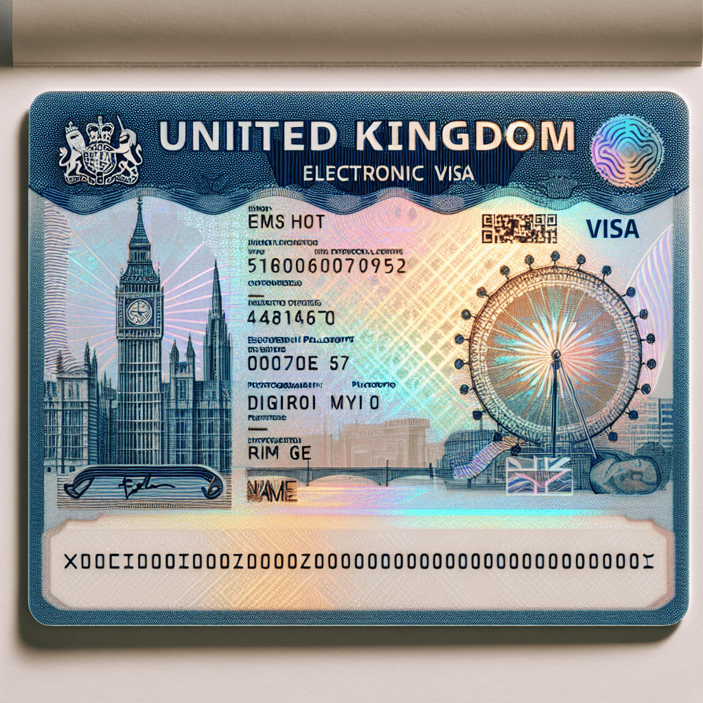 UK electronic visa