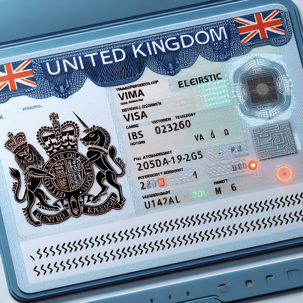 UK electronic visa