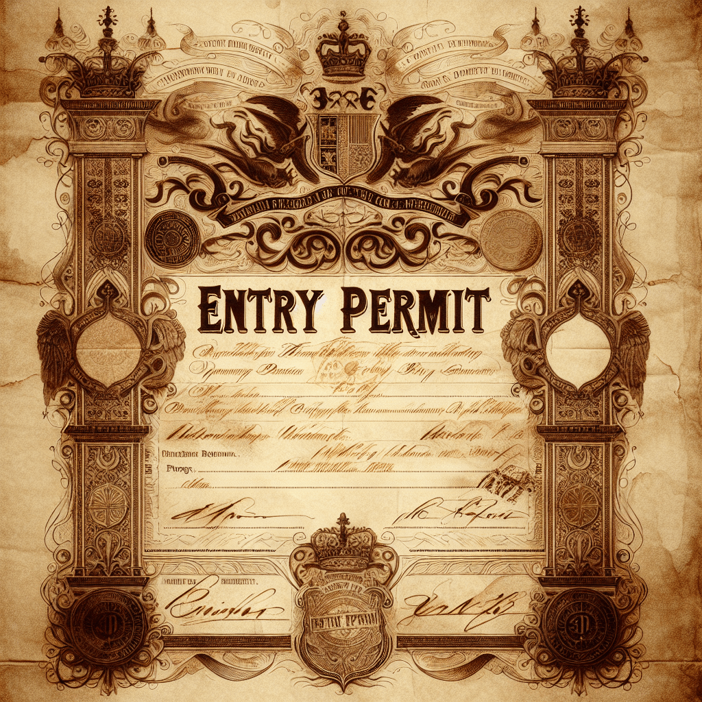 British entry permit