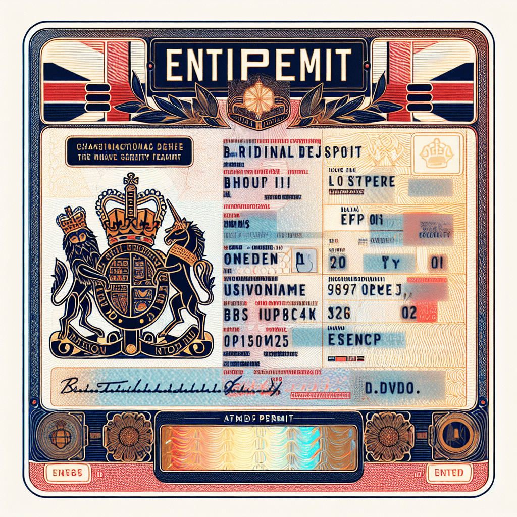 British entry permit