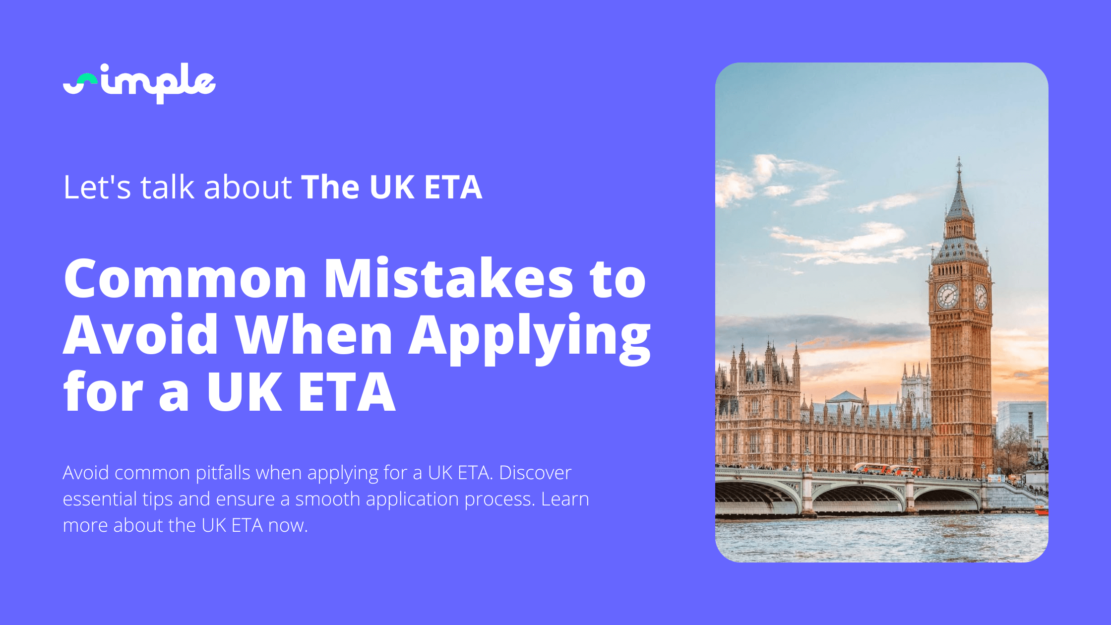 Common Mistakes to Avoid When Applying for a UK ETA