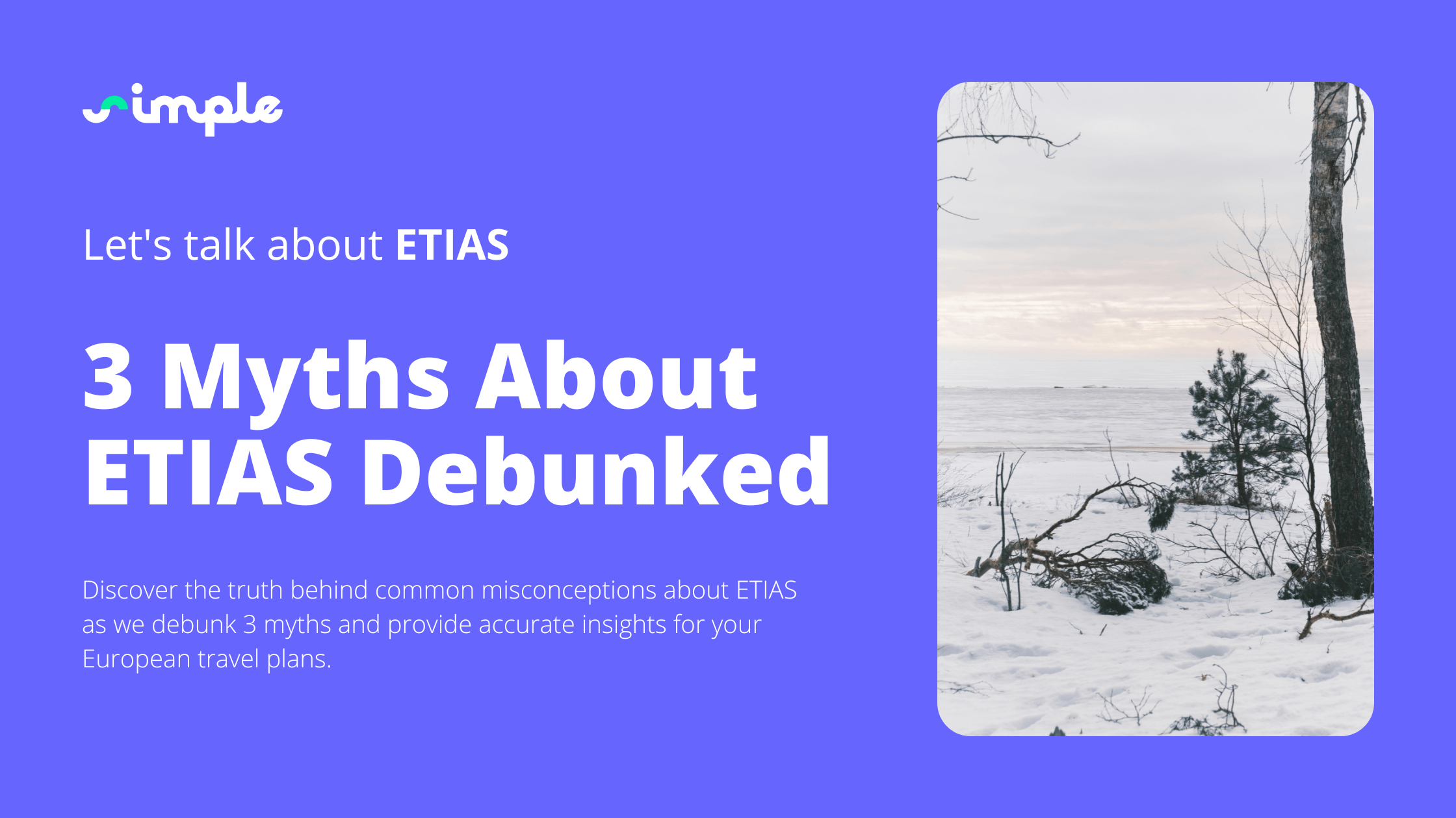 3 Myths About ETIAS Debunked