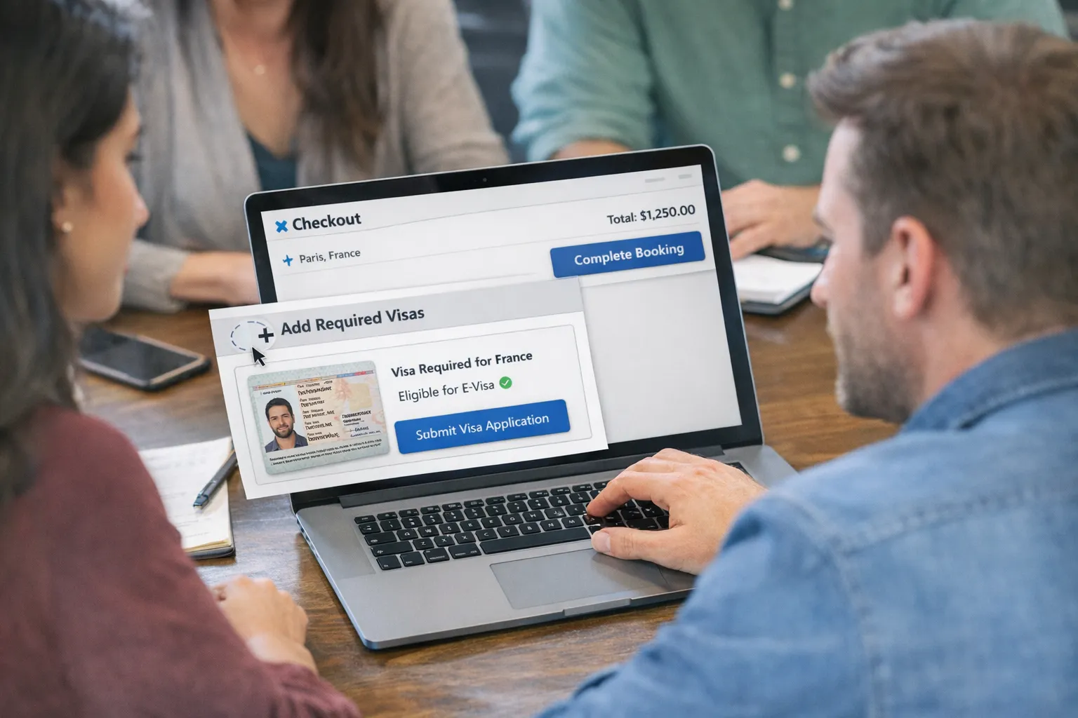 Product manager at an online travel agency embeds a small 