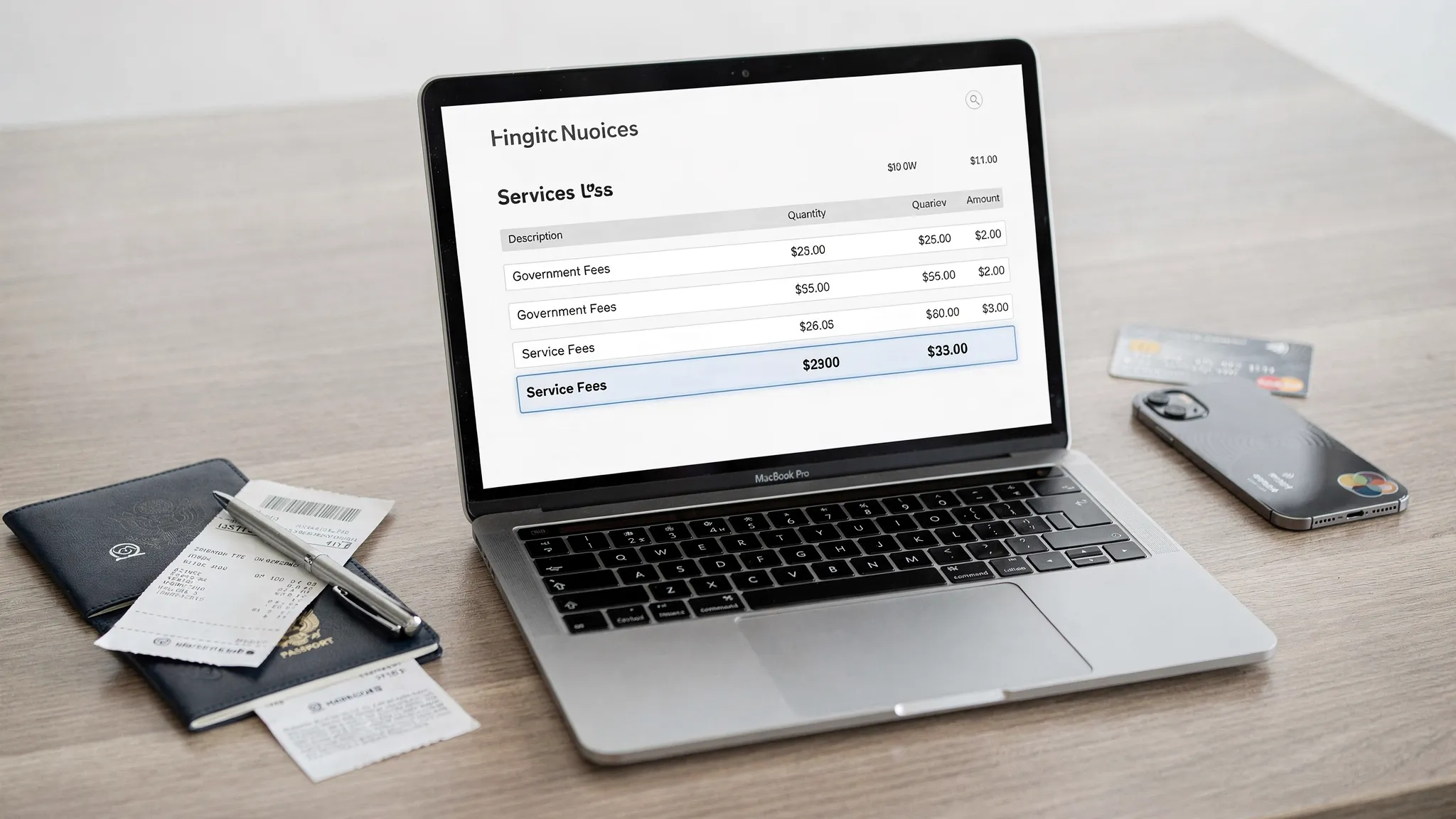 Visas Cost Breakdown: Government Fees vs Service Fees - Main Image