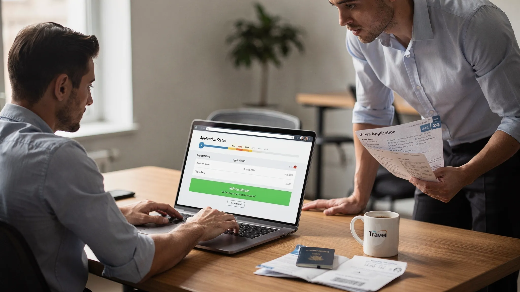 Refund Window Design for eVisas: Status-Based Examples